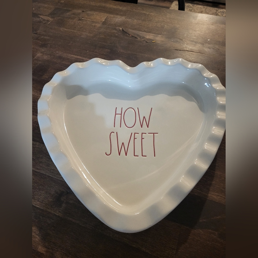Rae Dunn Heart Shaped Platter